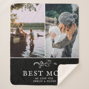 Beste Mama Moderne Auflage 2 Custom Fotos Mutter Sherpadecke