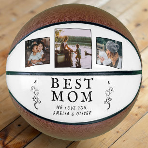 Beste Mama Moderne Auflage 3 Custom Fotos Mutter Basketball