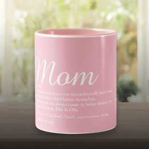 Beste Mama MutterMuttersprache Definition Skript R Zweifarbige Tasse