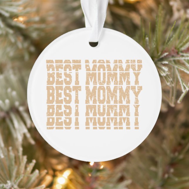 Beste Mama, Muttertag Ornament (Baum)