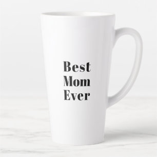 Beste Mama, Muttertag, Schwarze Briefe Milchtasse