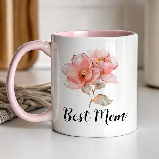 Beste Mama Muttertagsgeschenk - Boho Rose Tasse (Von Creator hochgeladen)