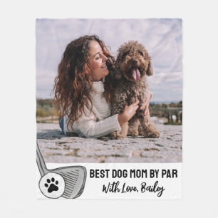 Beste Mama nach Par Golf Vlies Schuppen Fleecedecke