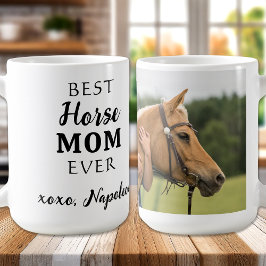 Beste Mama Niedliches Reittier Foto Kaffeetasse