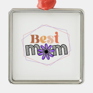 Beste Mama Ornament Aus Metall