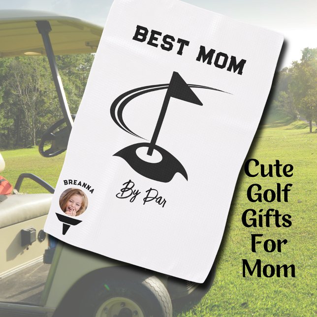 Beste Mama Par Foto Golf Ball Grafische Golfhandtuch (Best Mom By Par Photo Golf Ball Golf Graphic Golf Towel
)