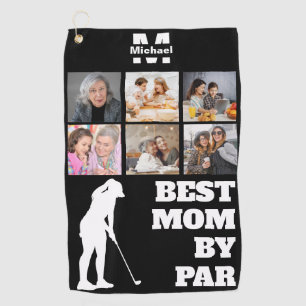 Beste Mama Par Golf mit 6 Foto Golf Tower Golfhandtuch
