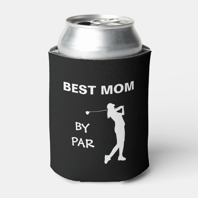 Beste Mama Par Golf Mommy Golfer Pun Mother Day Dosenkühler (Kanne Vorderseite)