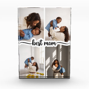Beste Mama Personalisiert 4 FotoCollage Fotoblock