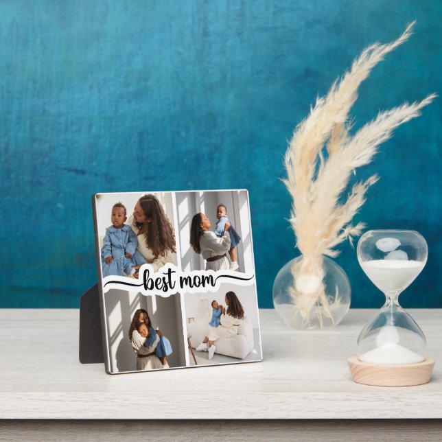 Beste Mama Personalisiert 4 FotoCollage Fotoplatte (InSitu)