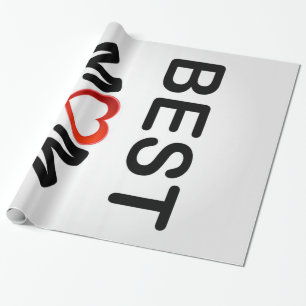 Beste Mama   Personalisiert zu meiner Mama Geschenkpapier