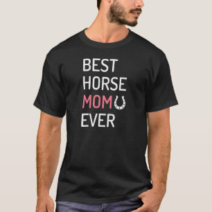 Beste Mama Pferd Funny Horner Reitstall T-Shirt