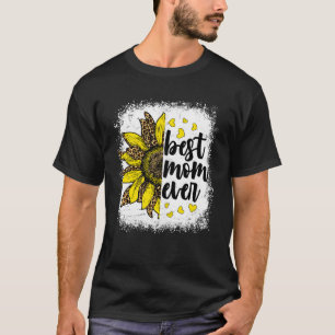 Beste Mama pro Muttertag Leopard Sonnenblume für m T-Shirt