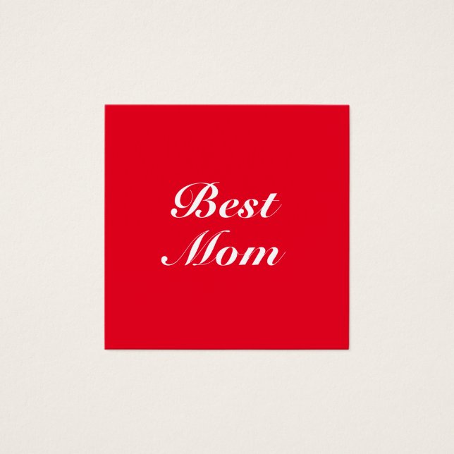 Beste Mama Rot-Weiß-Schrift (Vorderseite)