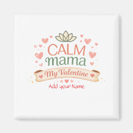 Beste Mama Ruhige Mama Valentinstag-Herzen Magnet