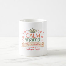 Beste Mama Ruhige Mama Valentinstag-Herzen-Magnet
