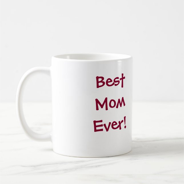 Beste Mama/schlechteste Mama-Tasse Tasse (Links)
