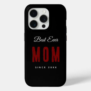Beste Mama seit 20XX Moderne, einfache Preppy Case-Mate iPhone Hülle