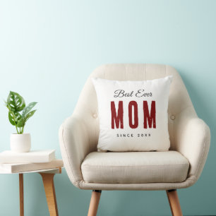 Beste Mama seit 20XX Moderne, einfache Preppy Kissen