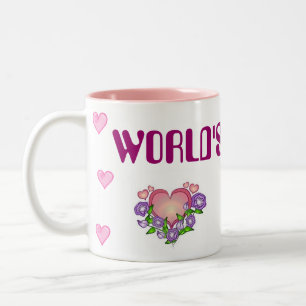 beste Mama-Tasse der Welt Zweifarbige Tasse