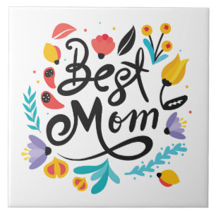 Beste Mama Tile Trivet Fliese