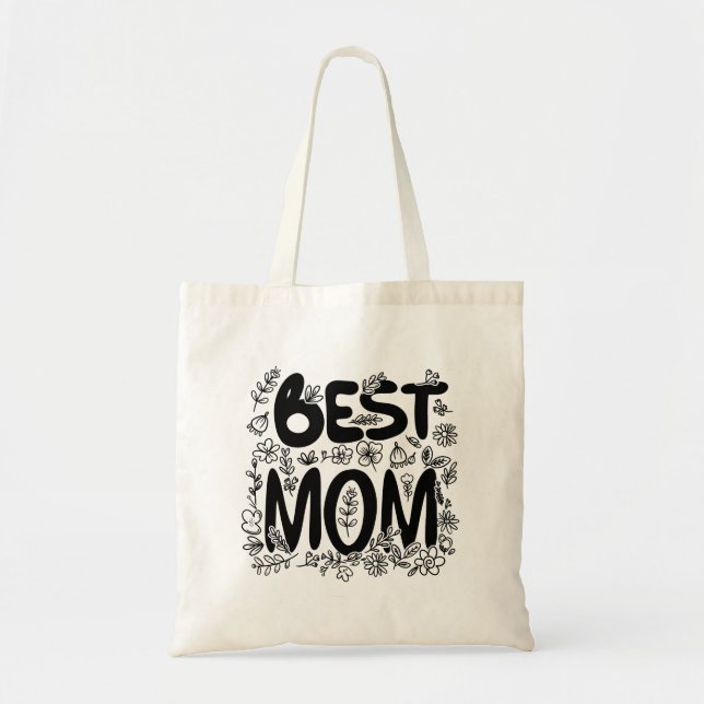 Beste Mama Tote Bag Tragetasche (Vorne)