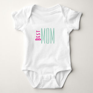 Beste Mama Typografie Baby Bodysuit Baby Strampler