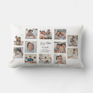 Beste Mama überhaupt 12 Foto-Collage Benutzerdefin Lendenkissen