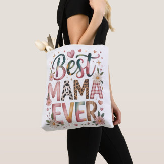 Beste Mama überhaupt Boho Blumen-Tasche