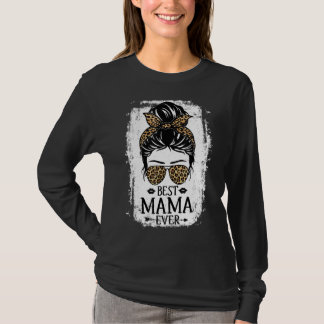 Beste Mama überhaupt Frauen unordentlicher Dutt Le T-Shirt