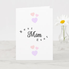 Beste Mama überhaupt Moderne Herzen Alles Gute zum Karte