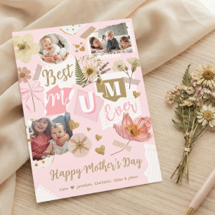 Beste Mama überhaupt Mutterstags Scrapbook Foto Co Karte