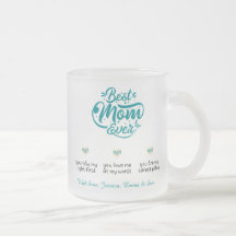 Beste Mama überhaupt personalisierter Becher - 3 G