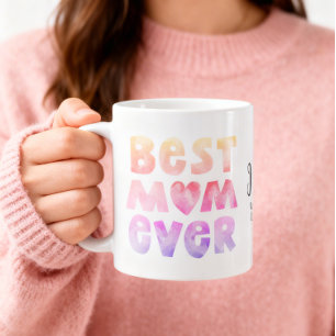 Beste Mama überhaupt Personalisierter Becher Kaffeetasse
