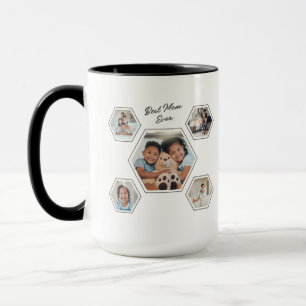 Beste Mama überhaupt Zehn-Foto-Vorlage Familienerb Tasse