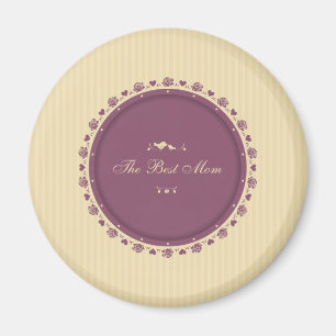 Beste Mama Vintag Muttertag   Magnet