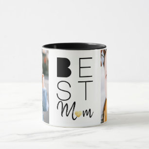 Beste Mama Zwei Fotos Tasse