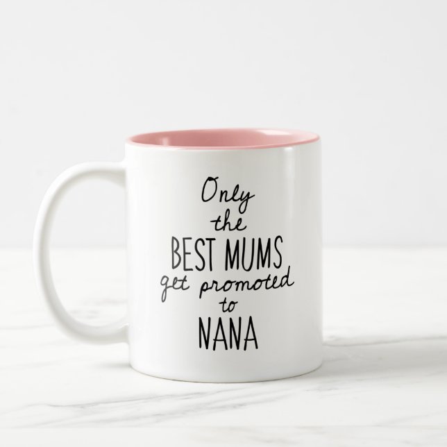 Beste Mamas gefördert zu NANA-Tasse Zweifarbige Tasse (Links)