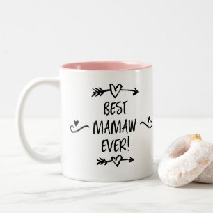 Beste Mamaw überhaupt Zweifarbige Tasse