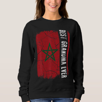 Beste marokkanische Oma überhaupt Marokko-Flagge M Sweatshirt