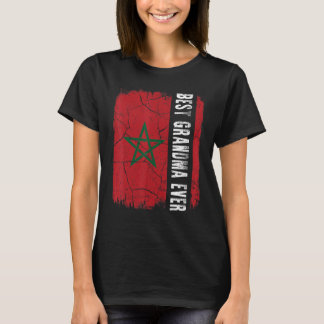 Beste marokkanische Oma überhaupt Marokko-Flagge M T-Shirt