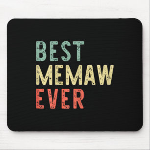 Beste Memaw überhaupt Familie Lustig Retro Mousepad