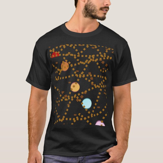 Beste Menge PLANETEN in einem SONNENT-Hemd T-Shirt (Vorderseite)