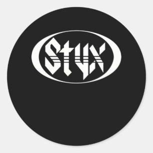 Beste Merchandise der Styx-Band-Musiklegenden Runder Aufkleber