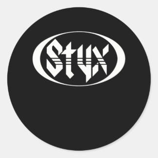 Beste Merchandise der Styx-Band-Musiklegenden Runder Aufkleber
