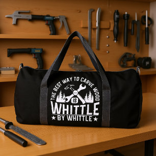 Beste Methode, um Holz zu schnitzen: Schnitzeleinh Duffle Bag