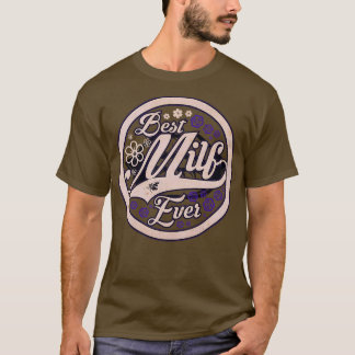 Beste Milf Aller Zeiten Lila T-Shirt