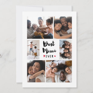 Beste Mimi Aller Foto-Collage Muttertagskarte Feiertagskarte