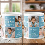 Beste MIMI je Custom 7 Foto Collage Großmutter Kaffeetasse<br><div class="desc">Das ideale Geschenk für den besten MIMI aller Zeiten - eine personalisierte Foto Collage Kaffee Tasse! Diese stilvolle und moderne Tasse bietet Platz für 7 Sonderaufnahmen und schafft so ein einzigartiges und sentimentales Geschenk, das jede Mutter lieben würde. Mit der Möglichkeit, ein personalisiertes Monogramm Initial und Name hinzuzufügen, wird diese...</div>