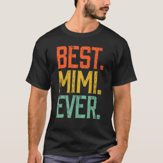 Beste Mimi je Vintage Mutter S Day T-Shirt